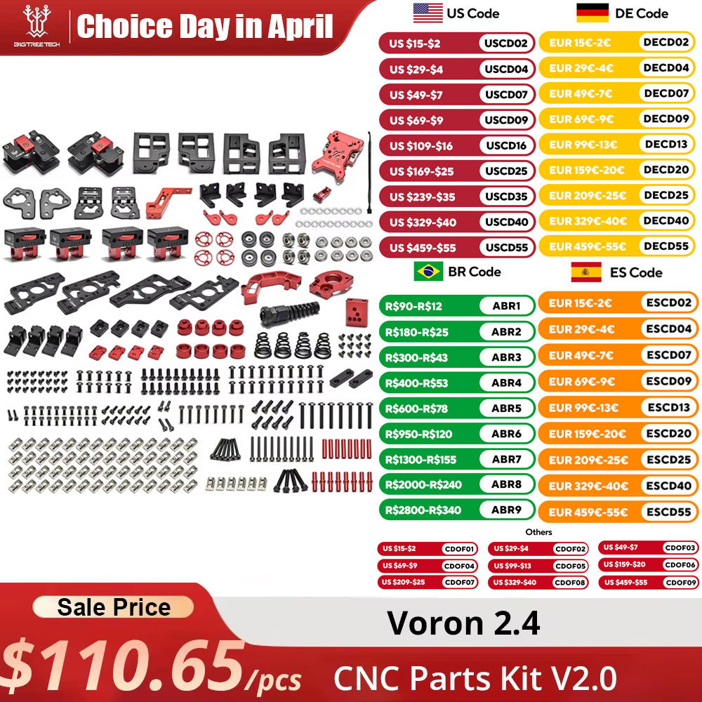 Voron Trident Full Kit - Voron 2,4 cnc teile kit v2.0